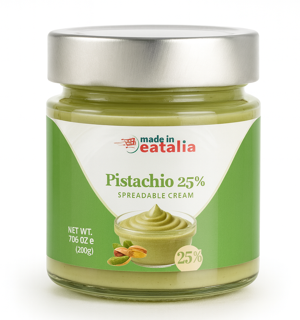 Made in Eatalia Pistachio Cream – Smooth & Sweet Italian Spread (200g)