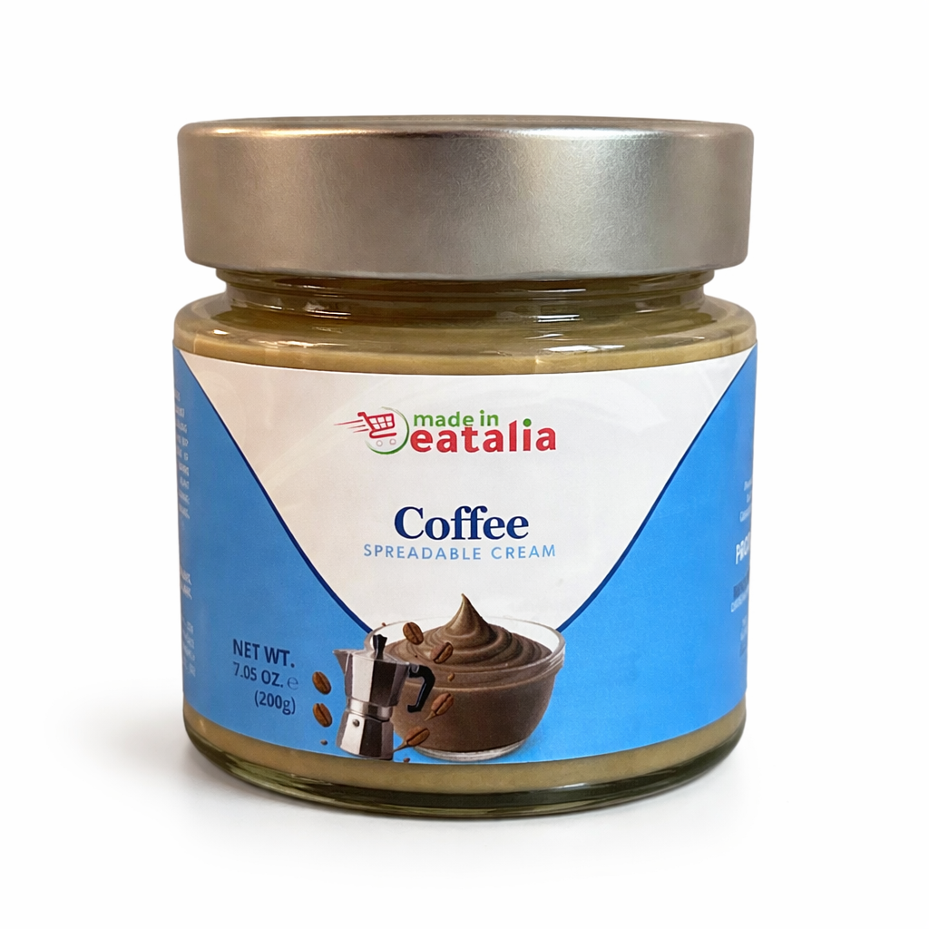 Made in Eatalia Coffee Spreadable Cream – Italian Espresso Style (200g)