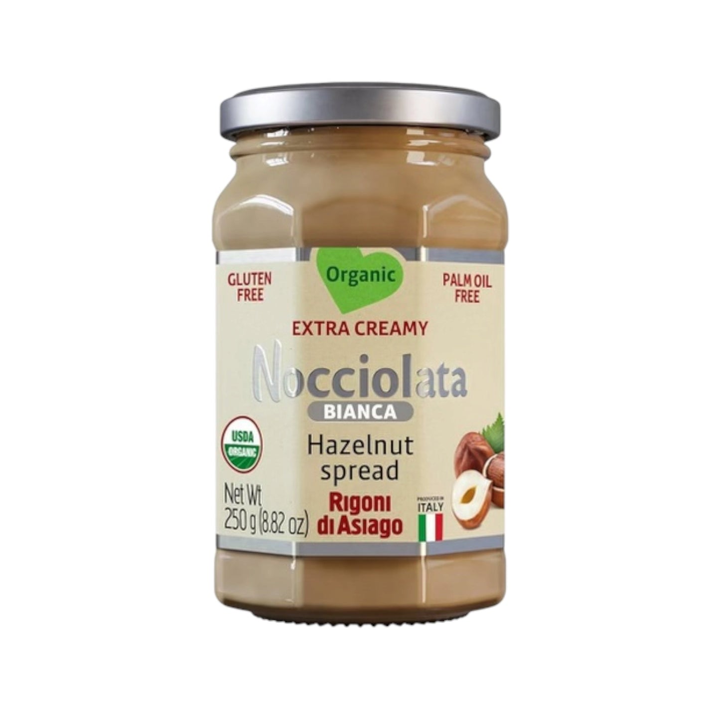 Rigoni Di Asiago Nocciolata Bianca Hazelnut Spread