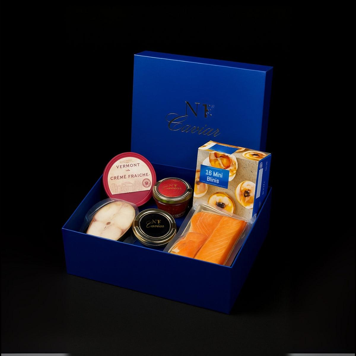 BBQ Box: Caviar & Smoked Sturgeon | Premium Gourmet Gift Set | Number One Caviar