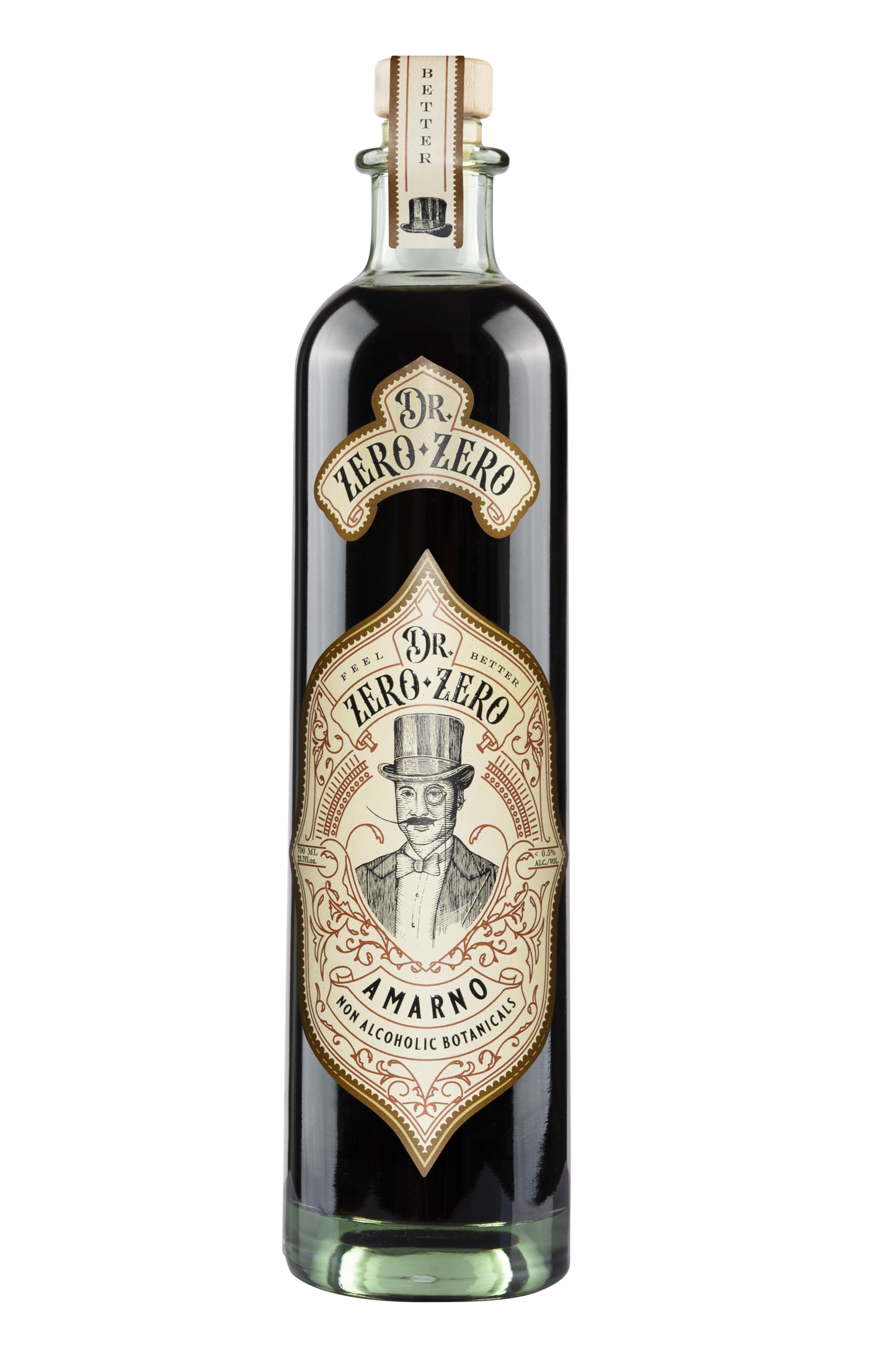 AmarNo - Non-Alcoholic Amaretto Liqueur | Amaro 6 pack| 700ml / 23.7 fl oz