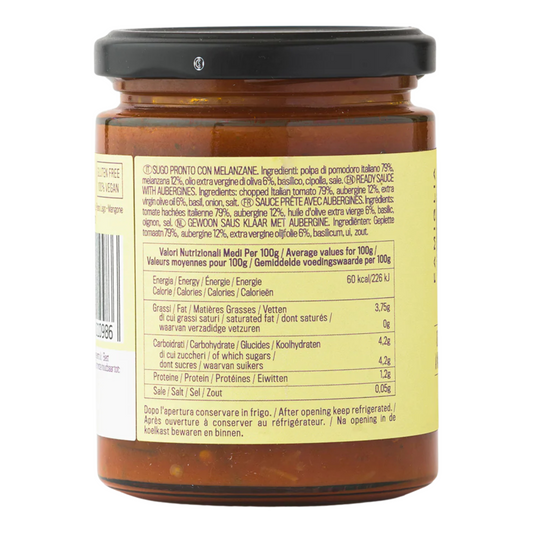 Famiglia Crispino Calabrese Eggplant Pasta Sauce — Melanzane Sugo