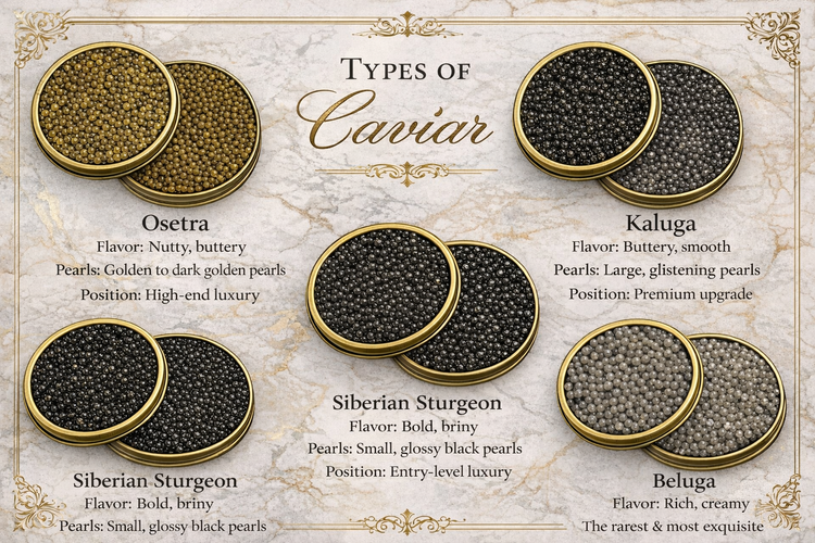 Caviar Tasting Selection