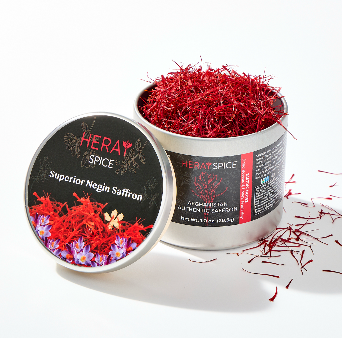 Afghan Saffron Super Negin Grade 1 – 1 oz (28.5g) Pure Threads | Heray Spice