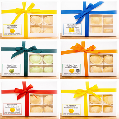 Best Sellers Ravioli Bundle | 6 Boxes of Artisan Fresh Ravioli – Including Famous Short Rib Ravioli
