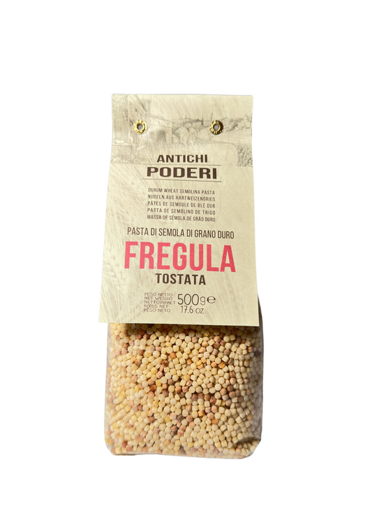 Toasted Sardinian Fregula | Antichi Poderi Toscani | Artisan Italian Pearl Pasta 500g