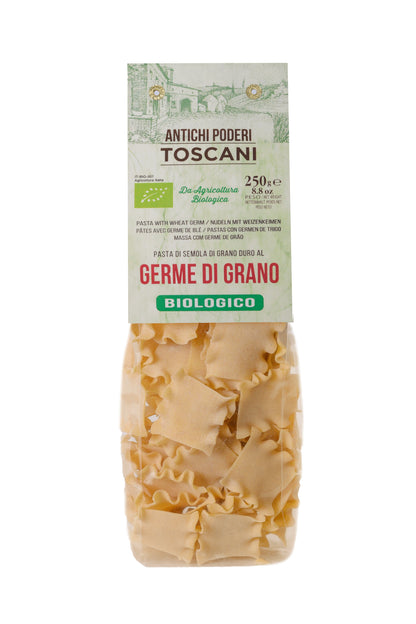 Organic Whole Wheat Tacconi | Antichi Poderi Toscani | Bronze-Drawn Tuscan Pasta 250g