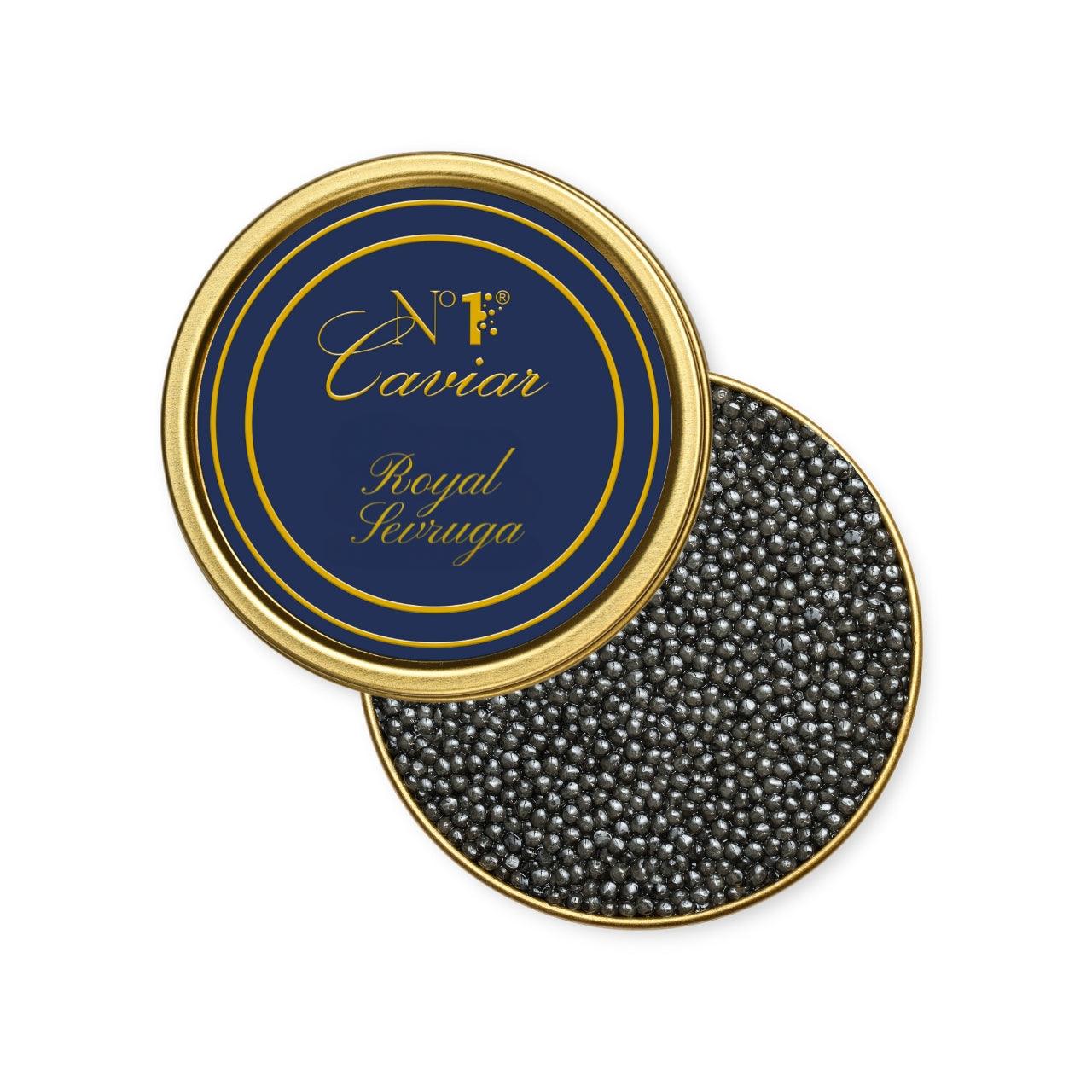 Royal Sevruga Caviar | Bold & Briny Premium Roe | Number One Caviar