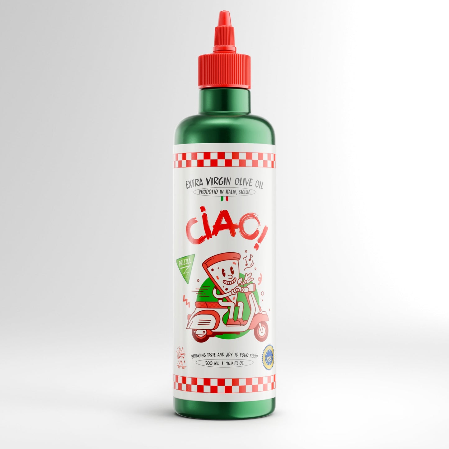 CIAO! Organic Extra Virgin Olive Oil | Sicilian Macadamia Oil. from 250-Year-Old Trees, IGP & Organic Certified (500ml)
