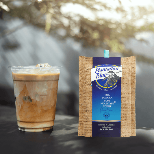 Plantation Blue 100% Jamaica Blue Mountain Ground Coffee – 8oz