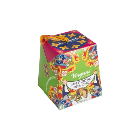 Vergani Mini panettone 
With Pistachio Cream
Panettoncino Pistacchio 100g