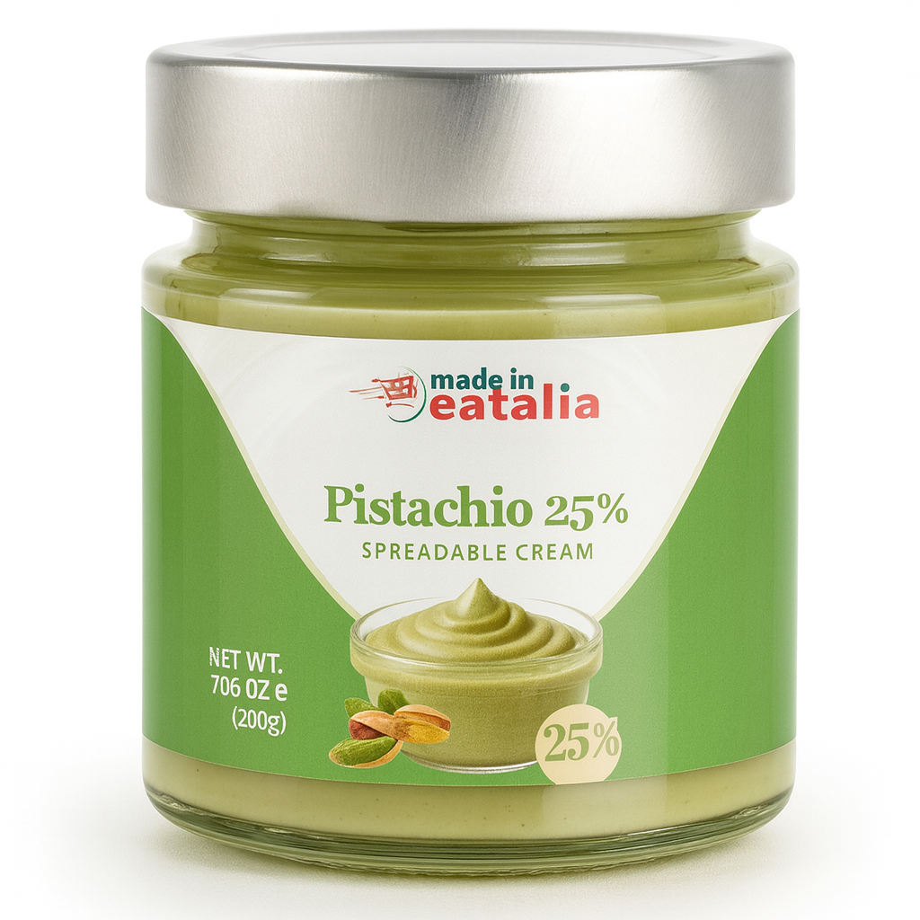 Made in Eatalia Pistachio Cream – Smooth & Sweet Italian Spread (200g)
