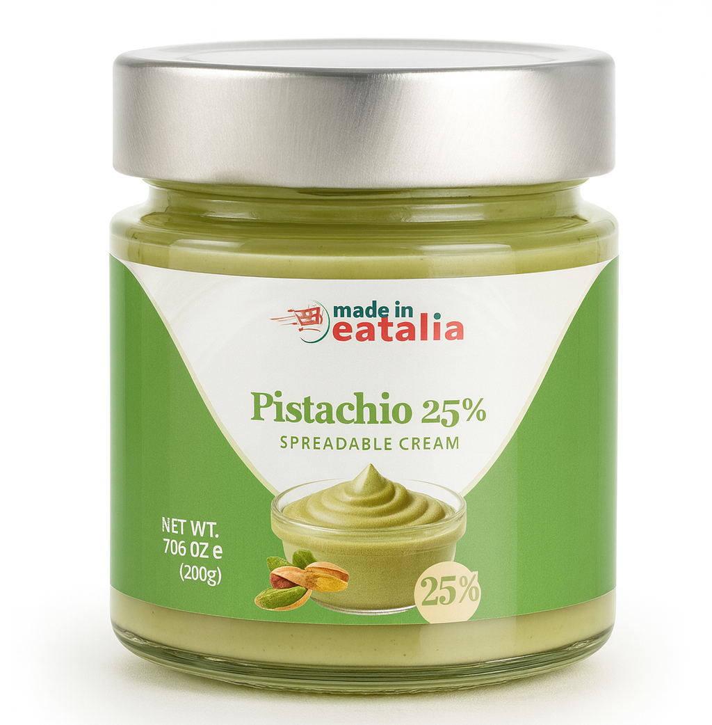 Made in Eatalia Pistachio Cream – Smooth & Sweet Italian Spread (200g)