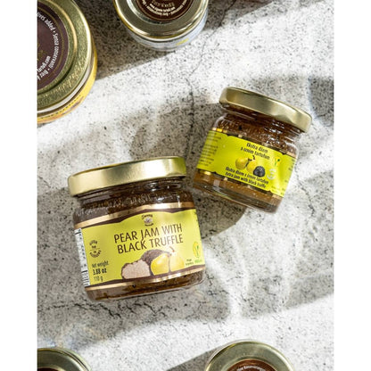 Pear Jam with Black Truffle | Gourmet Artisan Preserve | Number One Caviar