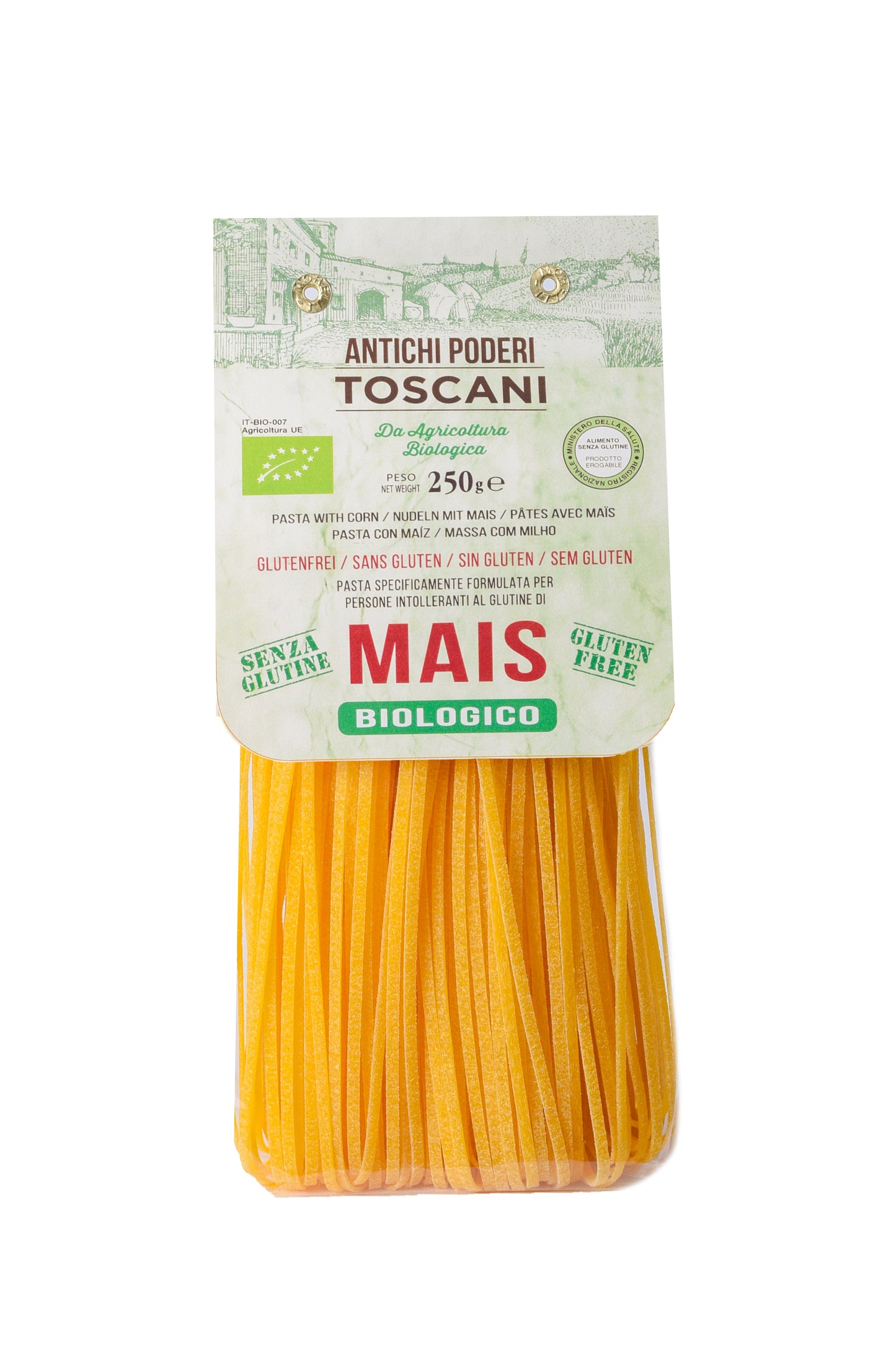 Gluten-Free Organic Corn Linguine | Antichi Poderi Toscani | Artisan Italian Pasta 250g