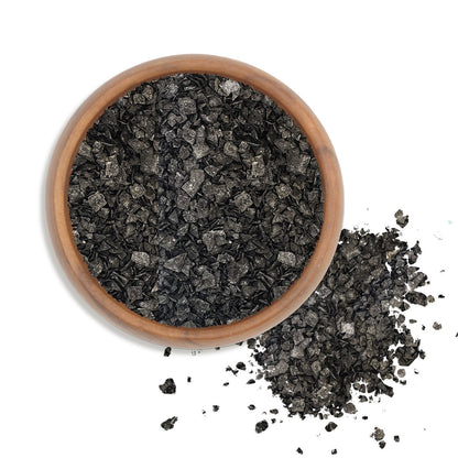 Black Flake Sea Salt – Activated Charcoal Finishing Salt | Rich in Trace Minerals