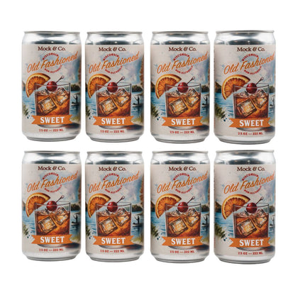 Wisconsin Old Fashioned Sweet | Non-Alcoholic Ready-to-Drink Cocktail | 4-Pack