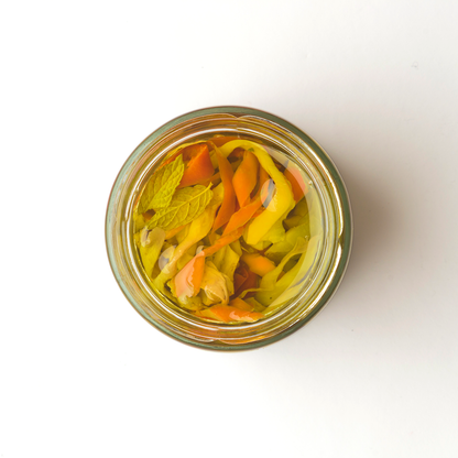 Famiglia Crispino Italian Mixed Vegetable Antipasto — Marinated Garden Vegetables in EVOO