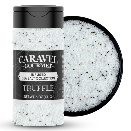Truffle Sea Salt – Black Truffle Finishing Salt | 5 oz Shaker