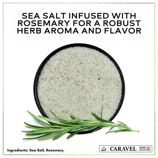 Rosemary Sea Salt – Fresh Herb Finishing Salt | 4 oz Jar