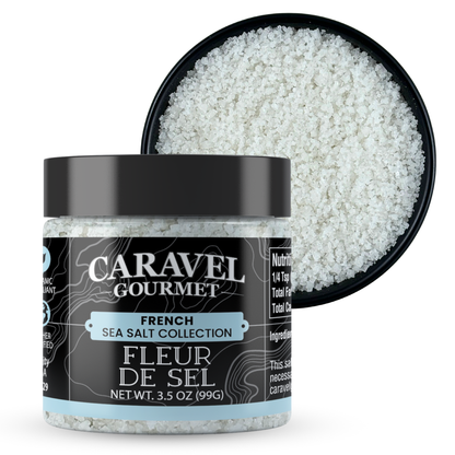 French Fleur de Sel – Hand-Harvested Finishing Salt | 3.5 oz Jar