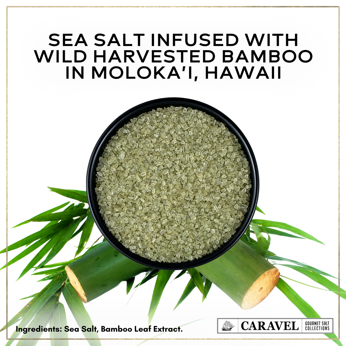 Hawaiian Bamboo Jade Sea Salt – Premium Finishing Salt | 4 oz Jar