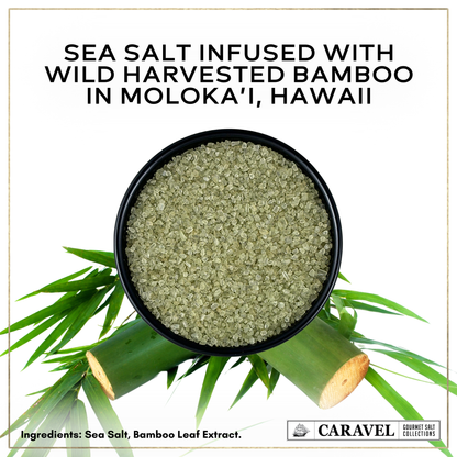 Hawaiian Bamboo Jade Sea Salt – Premium Finishing Salt | 4 oz Jar