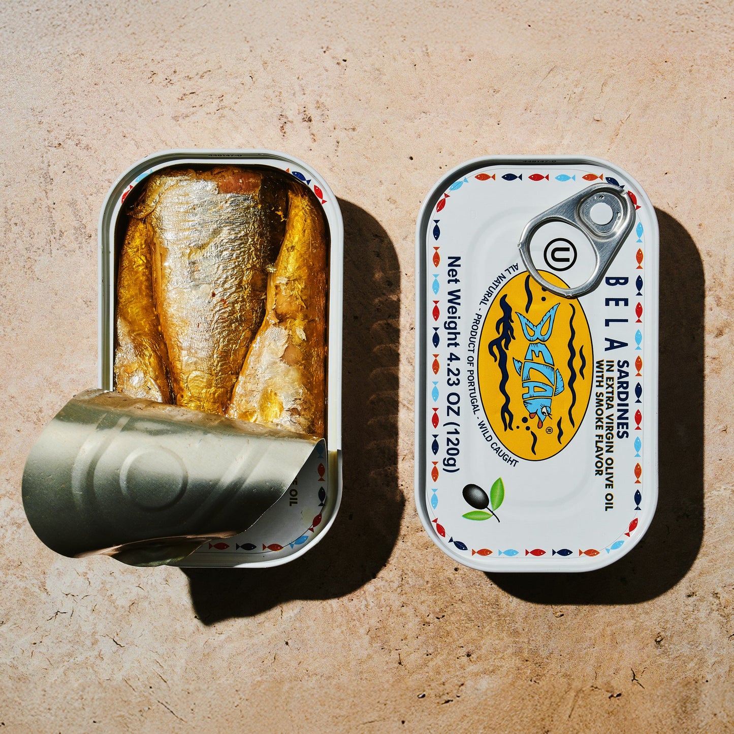 Sardines in Extra Virgin Olive Oil with Smoke Flavor - 3 Pack