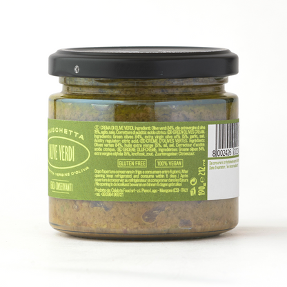 Crispino Bruschetta Olive Verdi — Calabrian Green Olive Spread | 270g