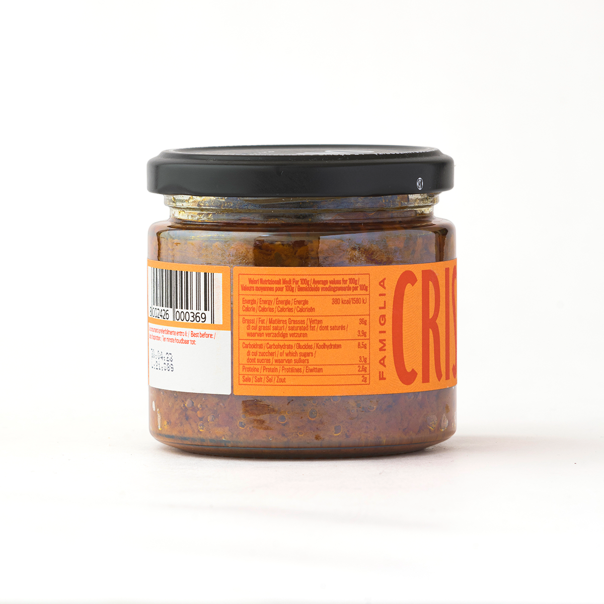 Crispino Bruschetta Pomodori Secchi — Calabrian Sun-Dried Tomato Spread | 270g