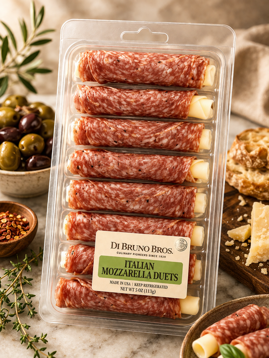 Italian Dry Salami & Mozzarella Duet – Ready-to-Serve Snack Tray