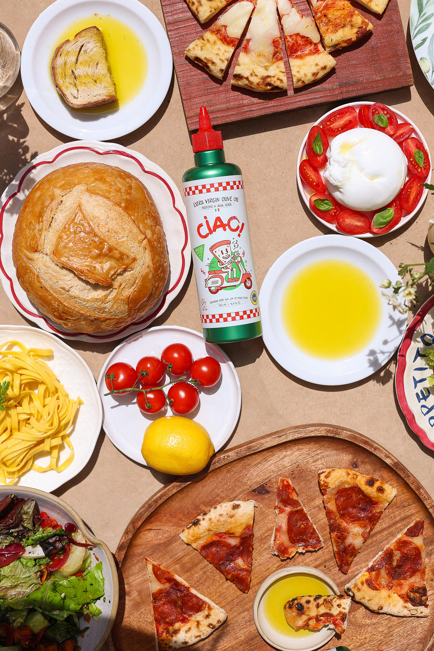CIAO! Organic Extra Virgin Olive Oil | Sicilian Macadamia Oil. from 250-Year-Old Trees, IGP & Organic Certified (500ml)