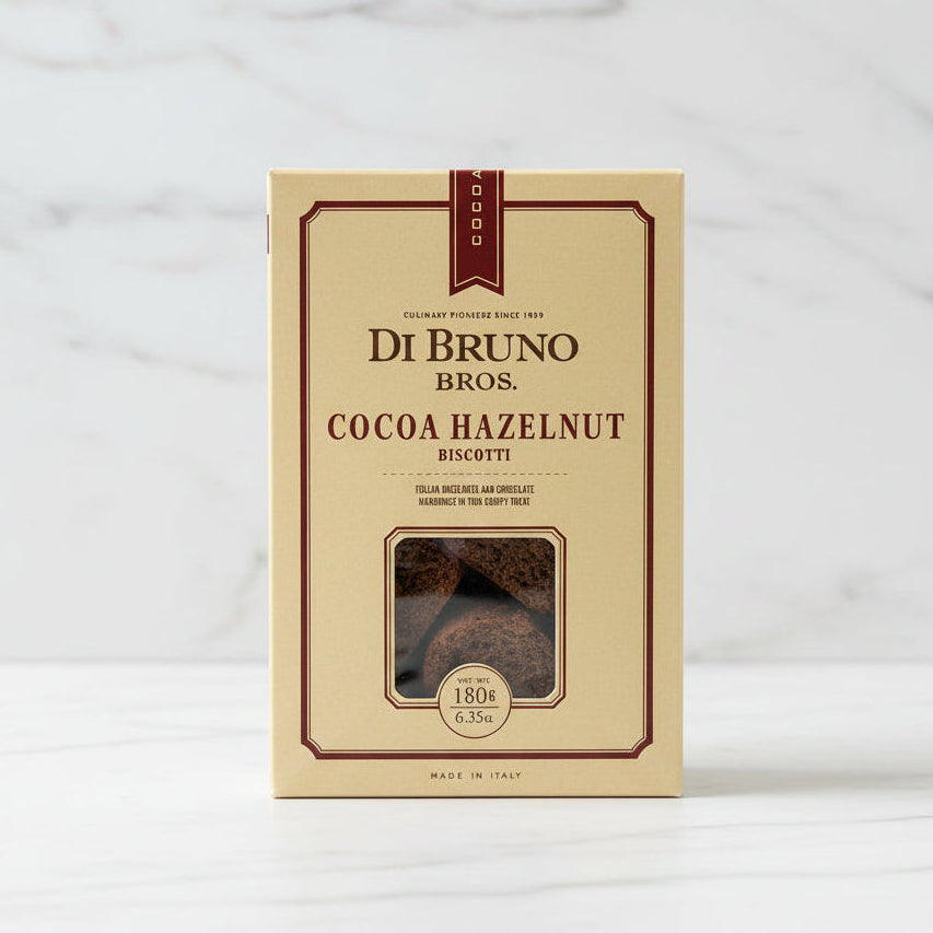 Cocoa Hazelnut Biscotti