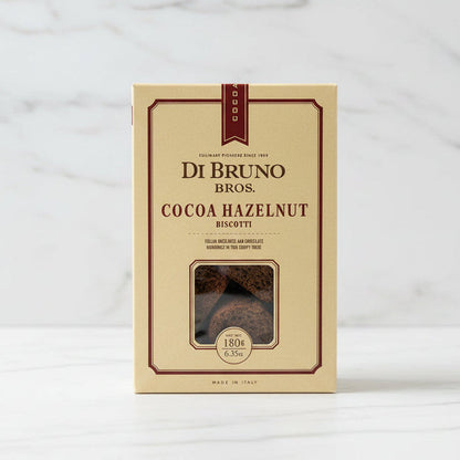 Cocoa Hazelnut Biscotti