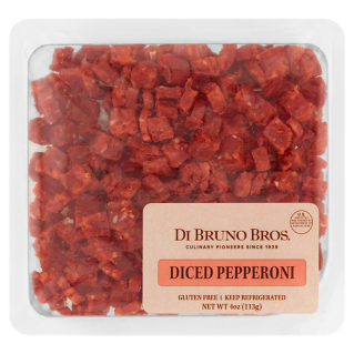 Diced Pepperoni | Italian Gourmet Pepperoni | 4oz