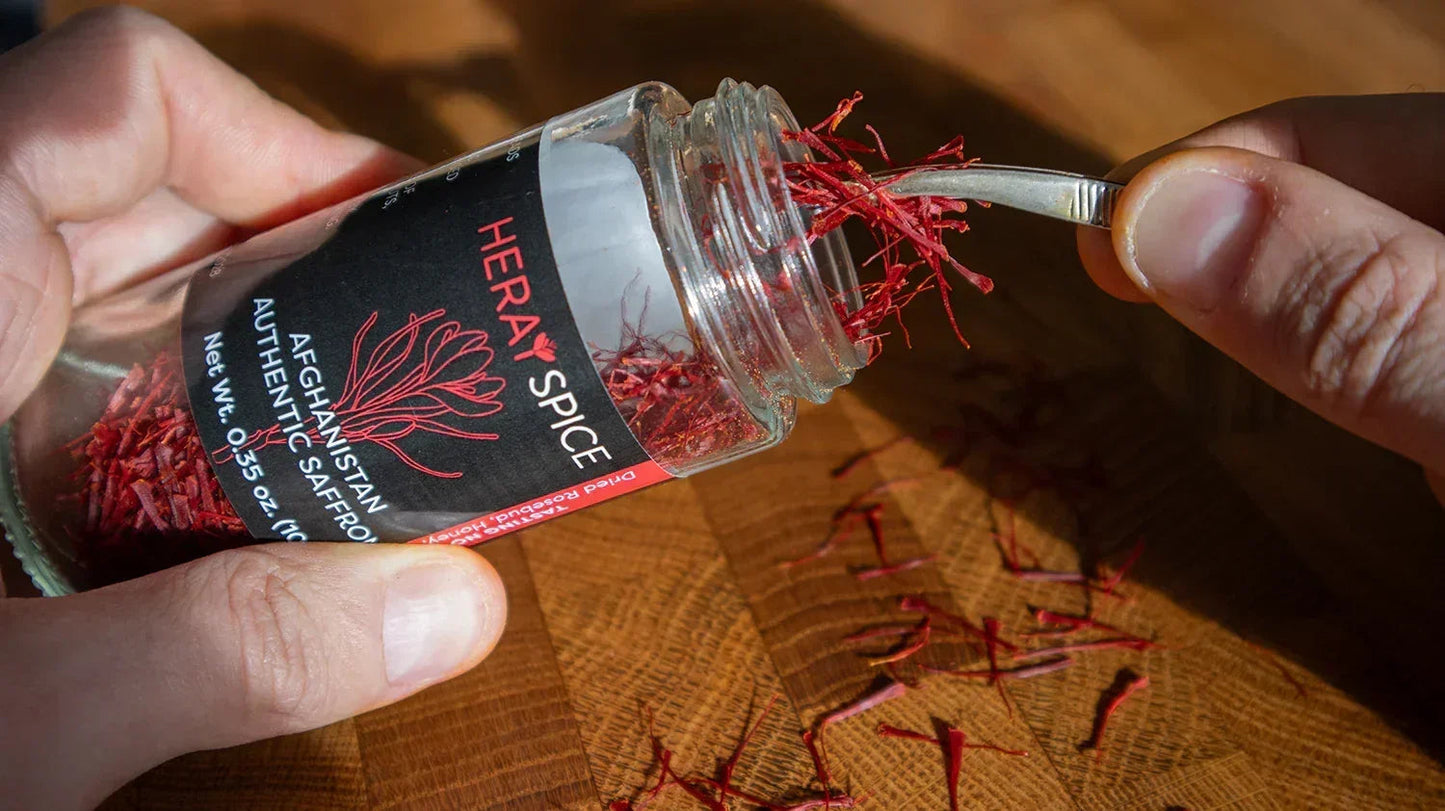 10 Grams (0.3 Oz) Heray Afghan Saffron Extra Class Premium Super Negin Quality