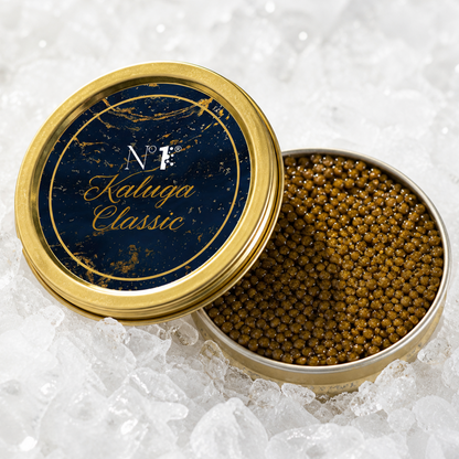 Kaluga Classic Caviar | Large Roe, Buttery & Lightly Salted | Number One Caviar