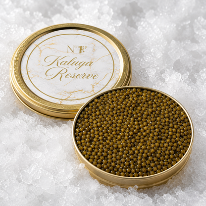 Kaluga Reserve Caviar | Large Roe, Buttery & Creamy | Number One Caviar