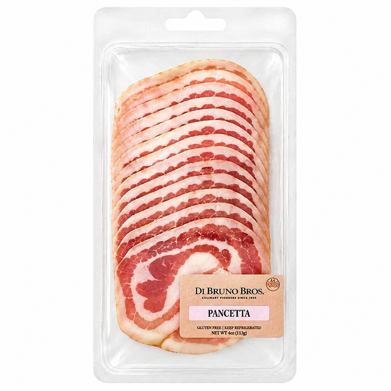 Sliced Pancetta – Authentic Italian Cured Pork, Ready to Cook