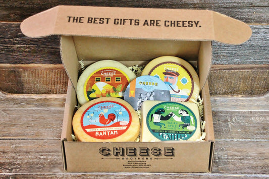 Wisconsin Cheese Sampler Gift Box | 4 Artisan Cheeses | Best-Selling Cheese Gift Set