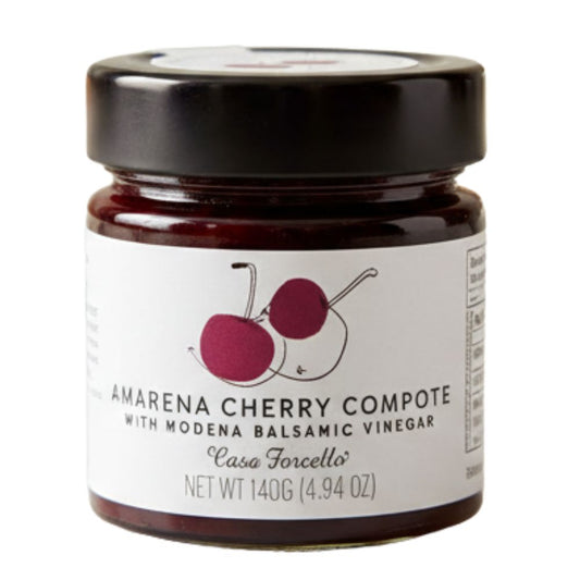Amarena Cherry Compote Casa Forcello® | Artisan Balsamic Cherry Preserve from Lombardia