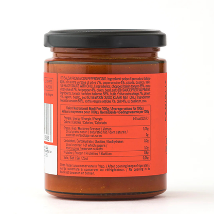 Famiglia Crispino Calabrian Chili Pepper Sauce — Spicy Ready-Made Sugo
