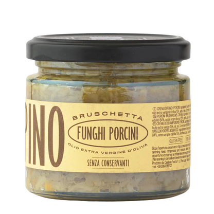 Famiglia Crispino Porcini Mushroom Bruschetta Spread — Wild Italian Funghi
