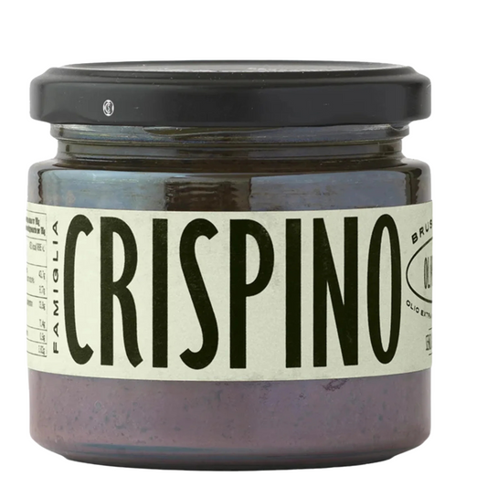 Crispino Bruschetta Olive Nere — Calabrian Black Olive Spread | 270g