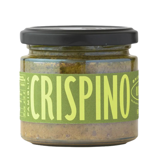 Crispino Bruschetta Olive Verdi — Calabrian Green Olive Spread | 270g
