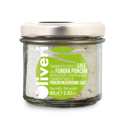 Oliveri Porcini Mushroom Salt — Boletus Edulis & Sea Salt, Made in Piemonte