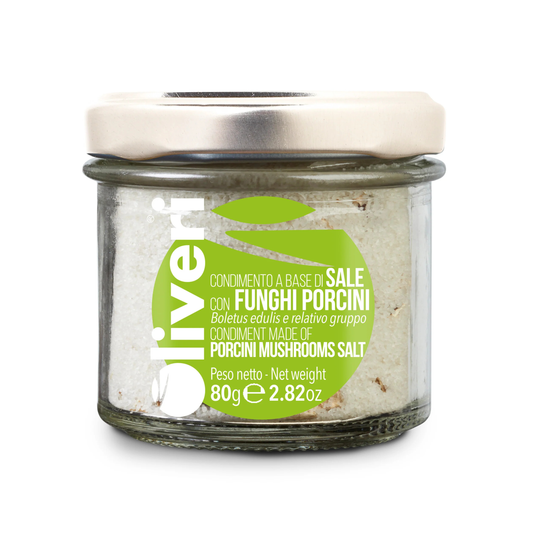 Oliveri Porcini Mushroom Salt — Boletus Edulis & Sea Salt, Made in Piemonte