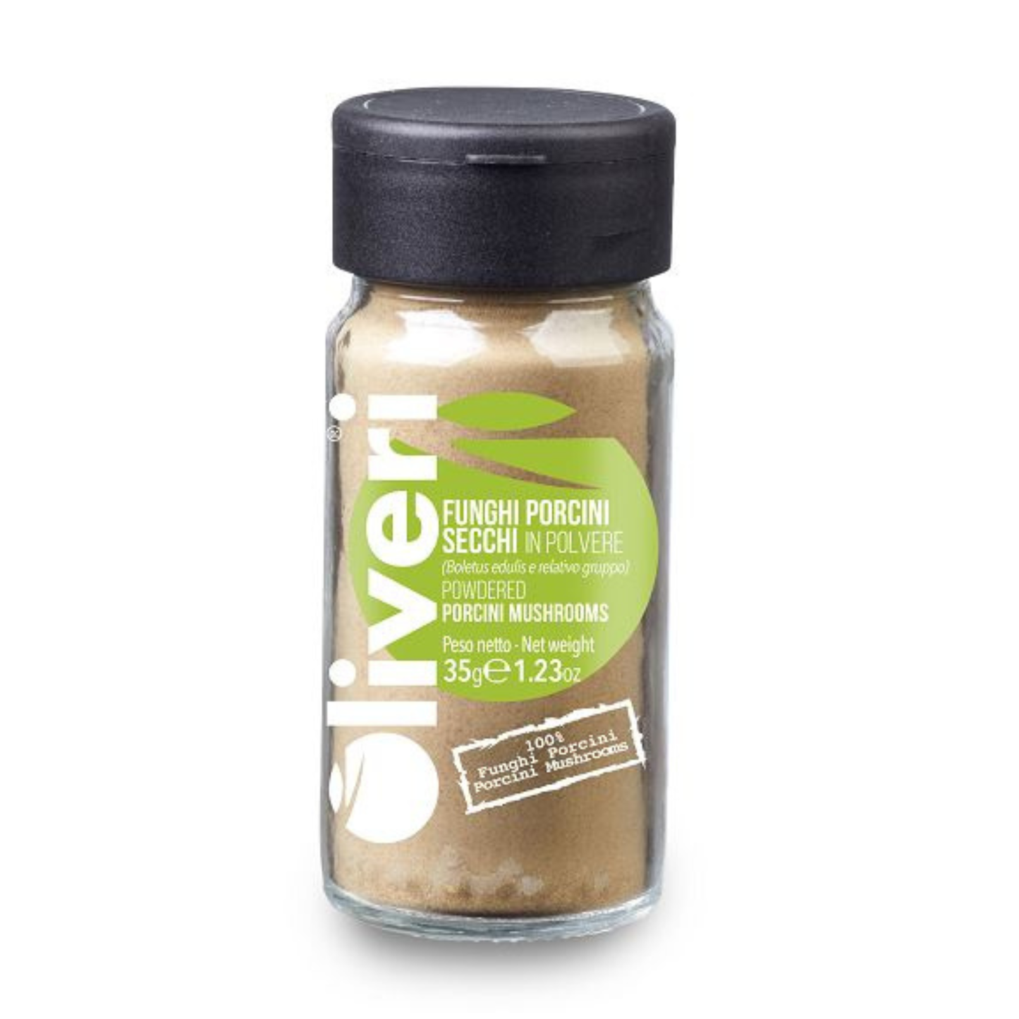 Oliveri Dried Porcini Mushroom Powder — 100% Wild Boletus Edulis, Made in Piemonte