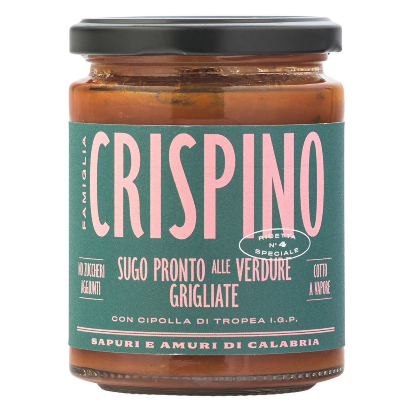 Famiglia Crispino Grilled Vegetable Pasta Sauce — Roasted Italian Veggie Sugo