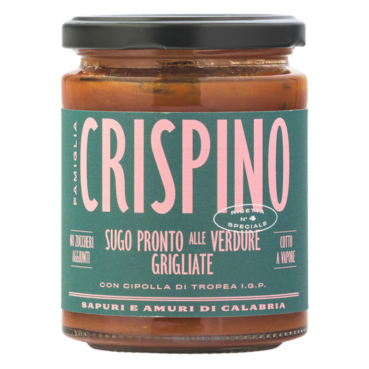 Famiglia Crispino Grilled Vegetable Pasta Sauce — Roasted Italian Veggie Sugo